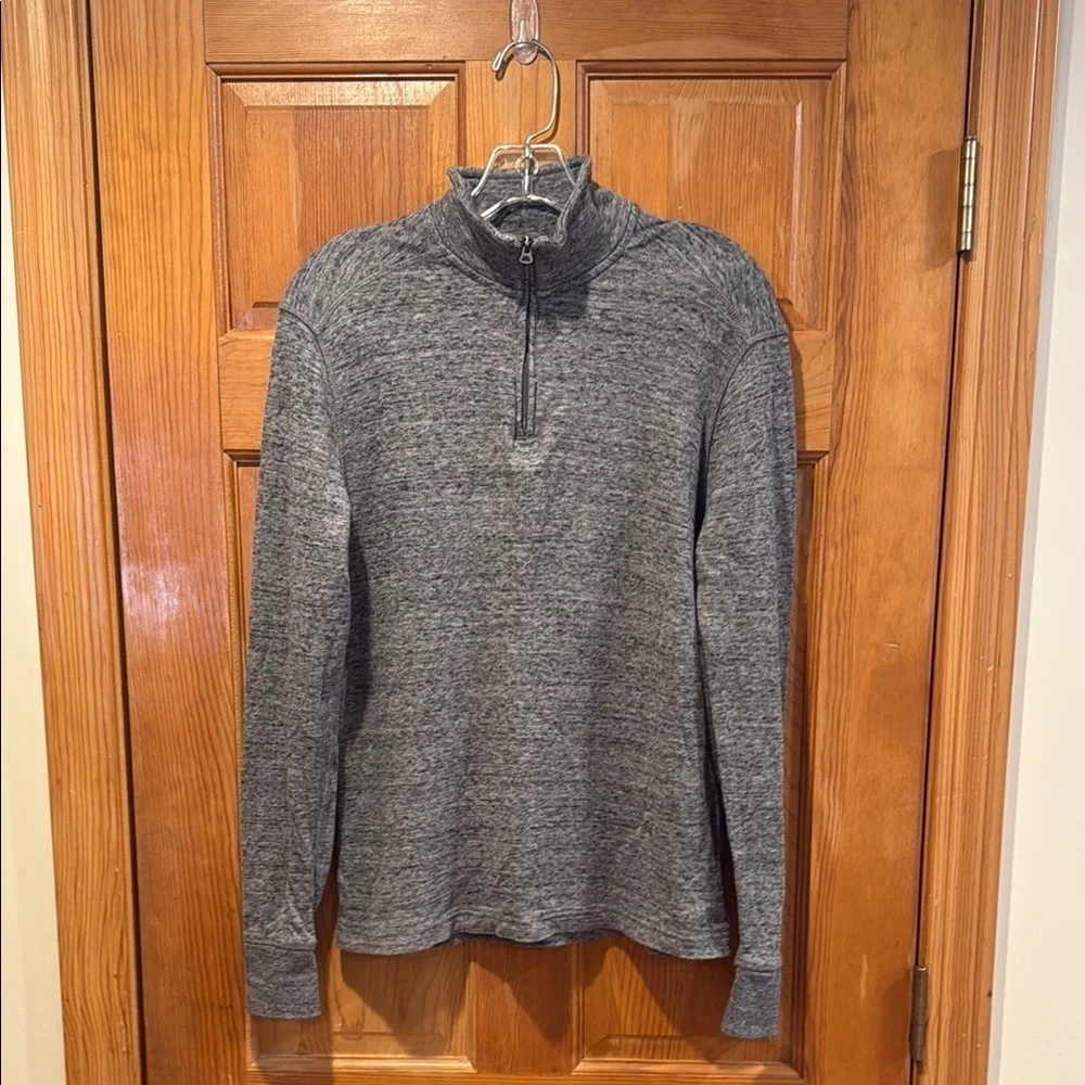 J . Crew men’s quarter zip pull over size small .